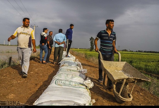 سیل 53 روستای حاشیه کارون در کوت عبدالله را تهدید می کند