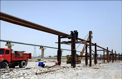 راه اندازی خط لوله جدید انتقال نفت در شرکت نفت و گاز مسجدسلیمان