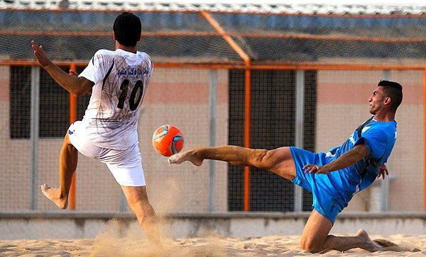 لیگ برتر فوتبال ساحلی  پیام کویر اردکان از پارس جنوبی بوشهر شکست خورد