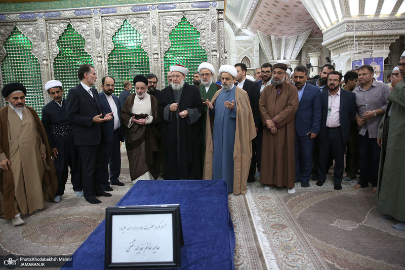 تجدید میثاق میهمانان سی و ششمین کنفرانس بین المللی وحدت اسلامی‎‎ با آرمان های امام خمینی (س)