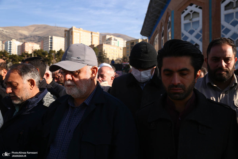 تشییع پیکر شهدای مدافع حرم در شهرک شهید محلاتی