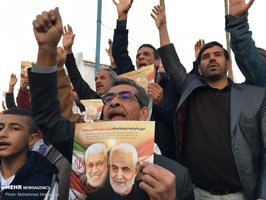  تشییع باشکوه پیکر مطهر شهید حاج قاسم سلیمانی در اهواز 