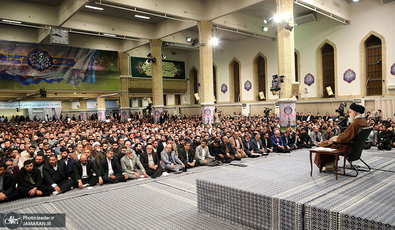 دیدار مداحان اهل‌بیت (ع) با رهبر معظم انقلاب