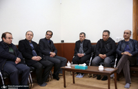 دیدارمدیران و جمعی از اعضای تحریه موسسه مطبوعاتی ایران و خبرگزاری ایرنا با سید حسن خمینی