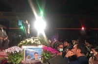 مراسم وداع با شهید مدافع حرم احسان کربلایی‌پور در اهواز برگزار شد (2)