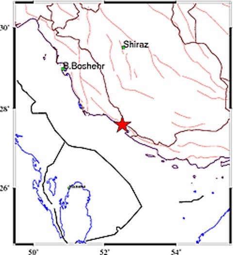 زمین لرزه 4.6 ریشتری عسلویه بوشهر را لرزاند