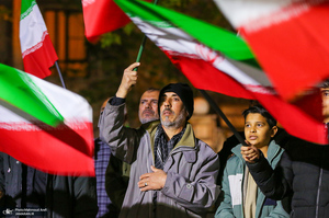 کارزار محاکمه عوامل آمریکایی - صهیونی در حمله به کودکان میناب در مقابل دفتر سازمان ملل