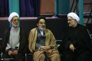 مراسم بزرگداشت آیت الله حسن صانعی (ره) در حسینیه جماران -2