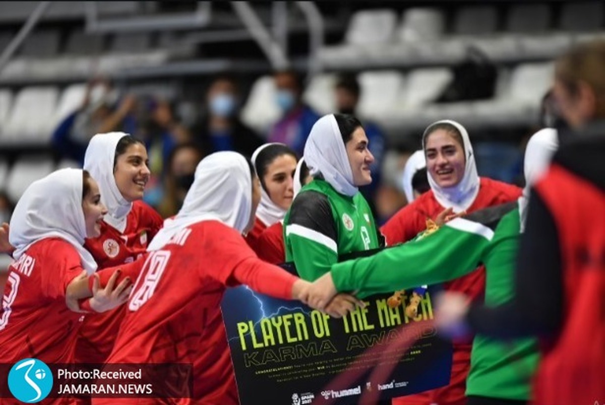 زنان هندبالیست در کاروان ایران در بازی های کشورهای اسلامی