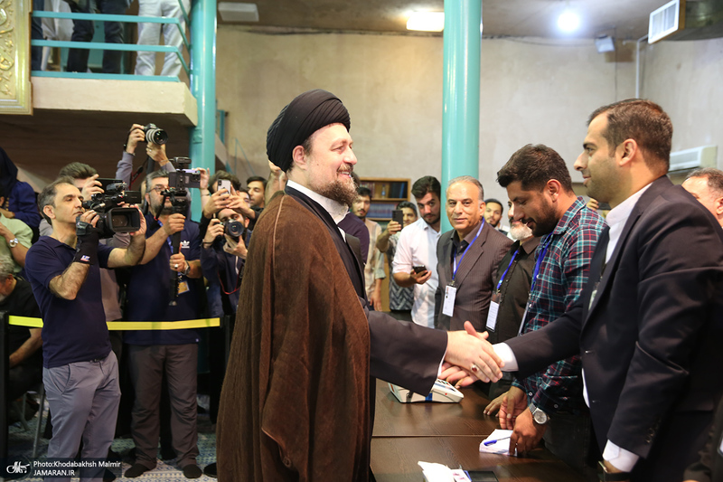 حضور سید حسن خمینی در انتخابات ریاست جمهوری چهاردهم