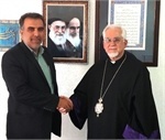 دیدار اسقف اعظم کاتولیک ایران با رئیس فرهنگ و ارشاد اسلامی نور