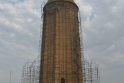 عملیات مرمت بام مخروطی برج قابوس بن وشمگیر در گنبدکاووس آغاز شد