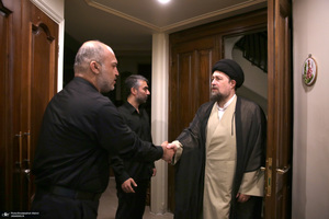 حضور سید حسن خمینی در منزل مرحوم حجت الاسلام و المسلمین حسینعلی نیری