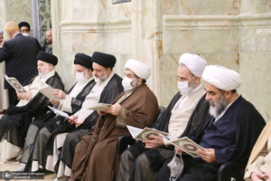 مراسم بزرگداشت همسر آیت الله جوادی آملی در مسجد اعظم قم