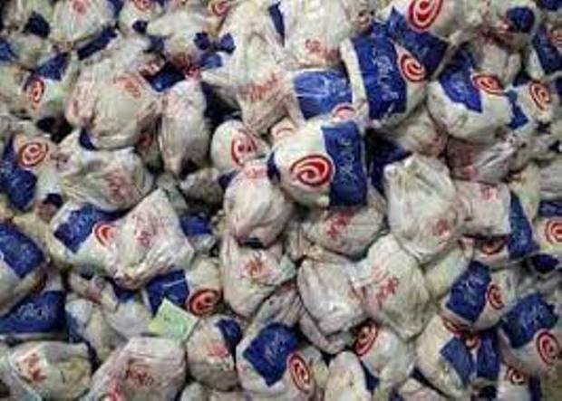 17 تن گوشت مرغ منجمد در ماکو توزیع شد