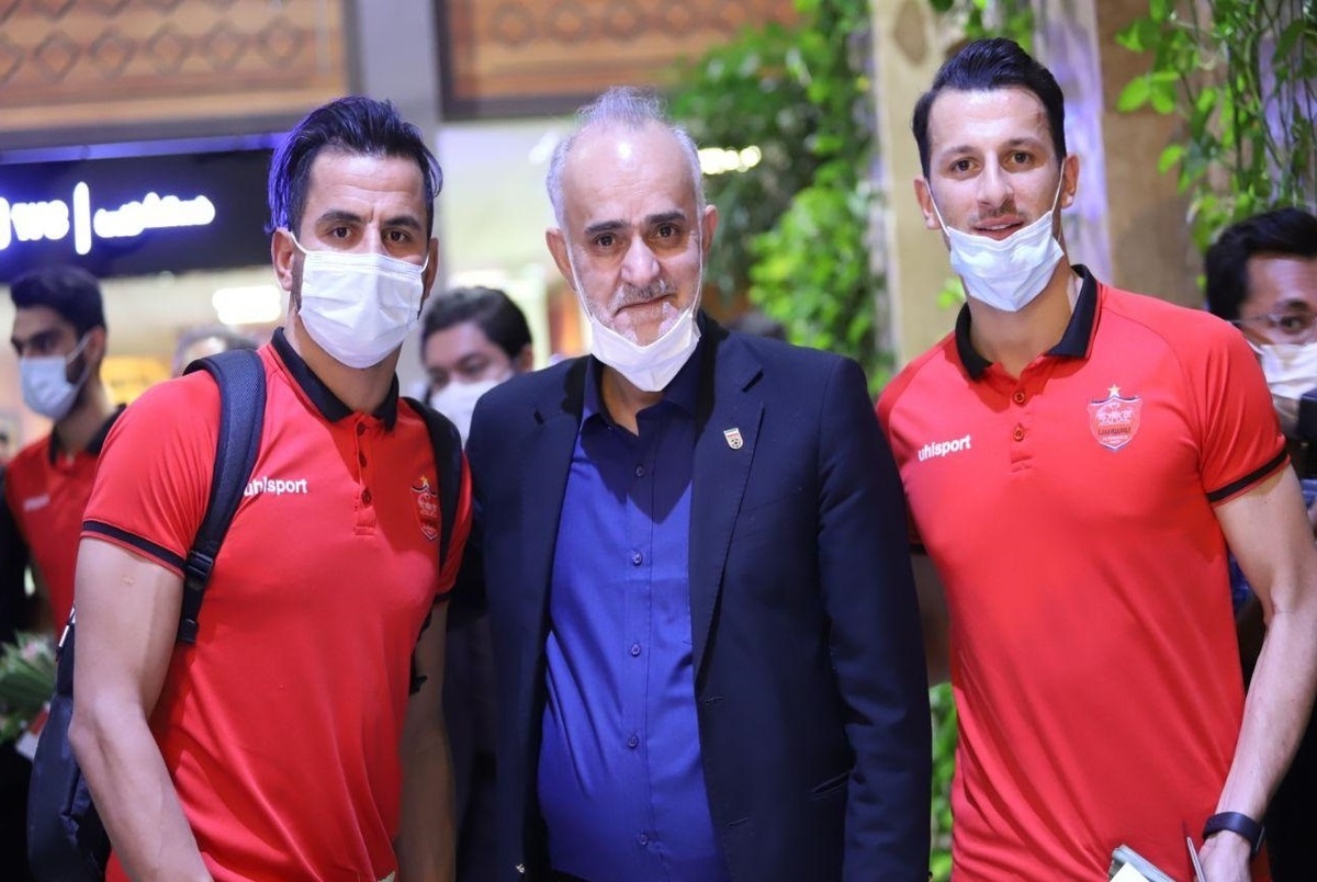  صحبت های بازیکنان پرسپولیس بعد از بازگشت به ایران
