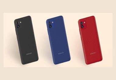 رونمایی از سامسونگ گلکسی A۰۳ با طراحی جدید 
