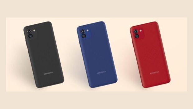 رونمایی از سامسونگ گلکسی A۰۳ با طراحی جدید 
