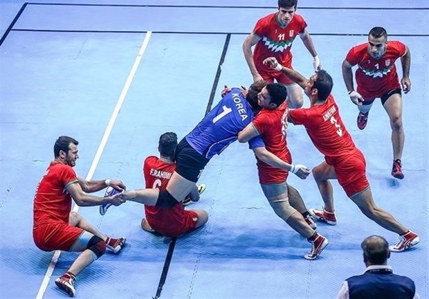 برتری تیم سرکل کبدی ایران برابر آلمان در مسابقات جهانی
