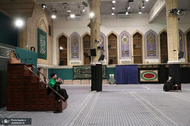 عزاداری شب شهادت حضرت زهرا (س) در حسینیه امام خمینی(ره)