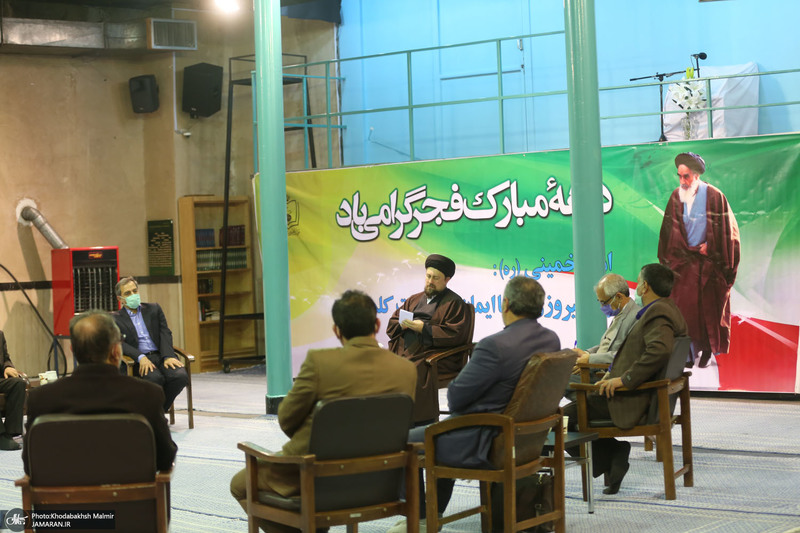 دیدار اعضای انجمن اسلامی معلمان یا سید حسن خمینی
