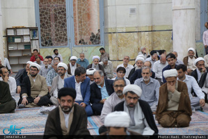 مراسم بزرگداشت هفتمین روز ارتحال مرحوم حجت‌الاسلام و المسلمین احمد احمدی در مسجد اعظم قم
