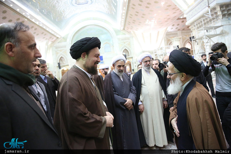 تجدید میثاق هیأت رئیسه و اعضای مجلس خبرگان رهبری با آرمان های امام خمینی(س)