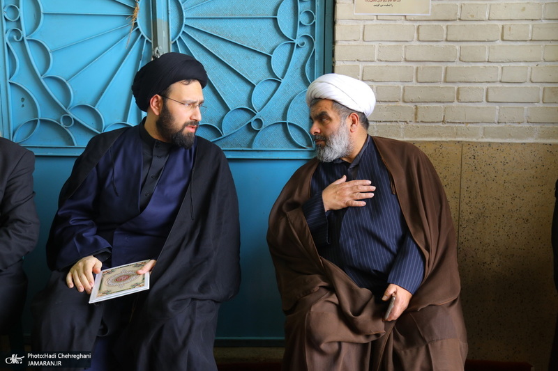 مراسم تشییع و خاکسپاری آیت الله حسن صانعی (ره) در قم