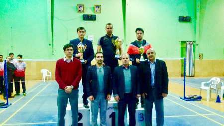 دور برگشت مرحله نهایی رقابت های لیگ بدمینتون در اصفهان برگزار شد