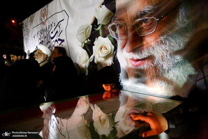 تجمع مردمی در میدان تجریش تهران