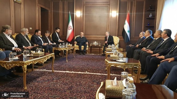 دبیر شورای عالی امنیت ملی ایران در دیدار نخست وزیر سوریه: همکاری های محور مقاومت باید به سطوح اقتصادی نیز گسترش پیدا کند