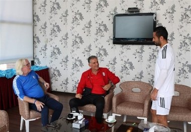 شفر با کی‌روش و امید ابراهیمی دیدار کرد+ تصاویر
