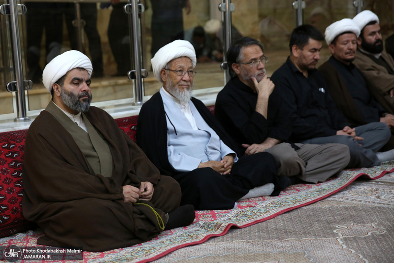 مراسم بزرگداشت ارتحال آیت الله العظمی محقق کابلی در حرم امام خمینی (س)