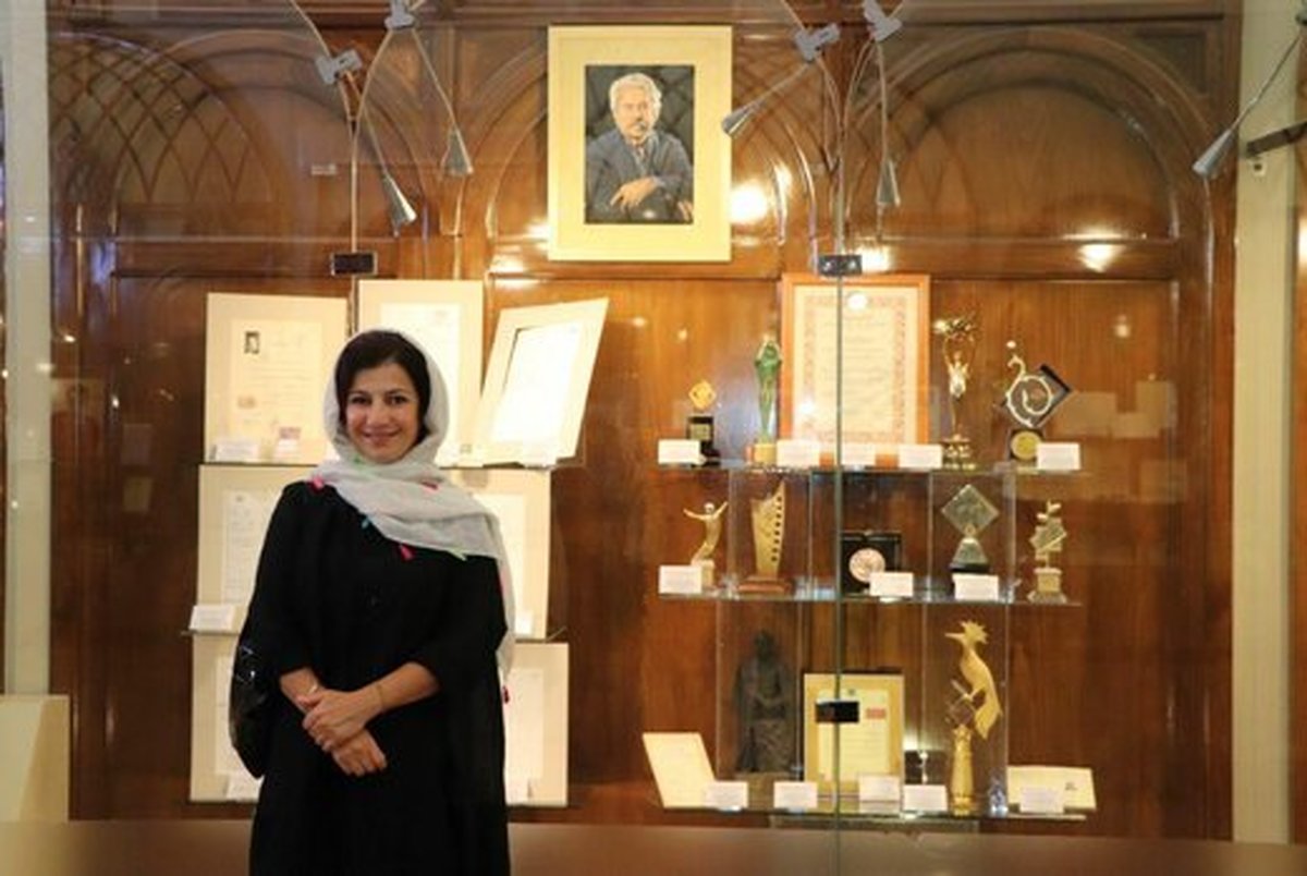 خانواده داود رشیدی در گنجینه هنری او در موزه سینمای ایران +تصاویر