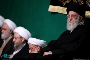 اولین شب عزاداری فاطمیه در حسینیه امام خمینی