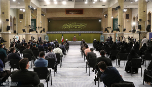 دیدار جمعی از دانشجویان با رهبر معظم انقلاب