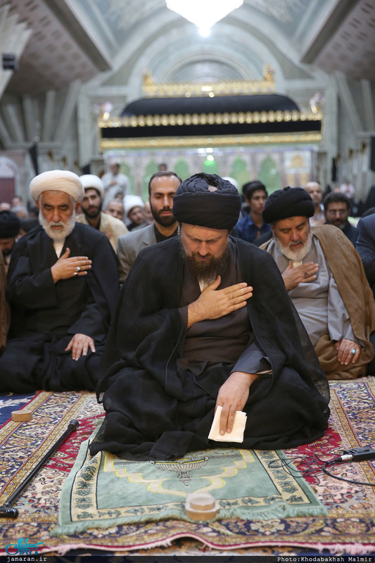 مراسم عزاداری شهادت امام سجاد(ع)  در حرم مطهر امام خمینی (س)