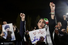 چهل و سومین شب اجتماع پرشور مردم در میدان تجریش