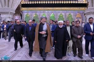 ادای احترام رییس شورای عالی صلح افغانستان نسبت به بنیانگذار جمهوری اسلامی ایران