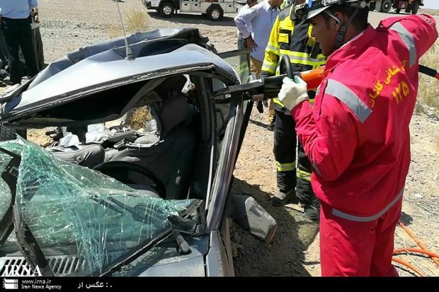 تصادف سواری و کامیون در کاشان 2 کشته بر جای گذاشت