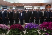 روحانی: تکمیل کریدور ریلی جنوب - شمال زنجیره ای از روابط تجاری از شرق تا اروپا ایجاد می کند/ بزودی راه آهن ایران و عراق متصل می شود