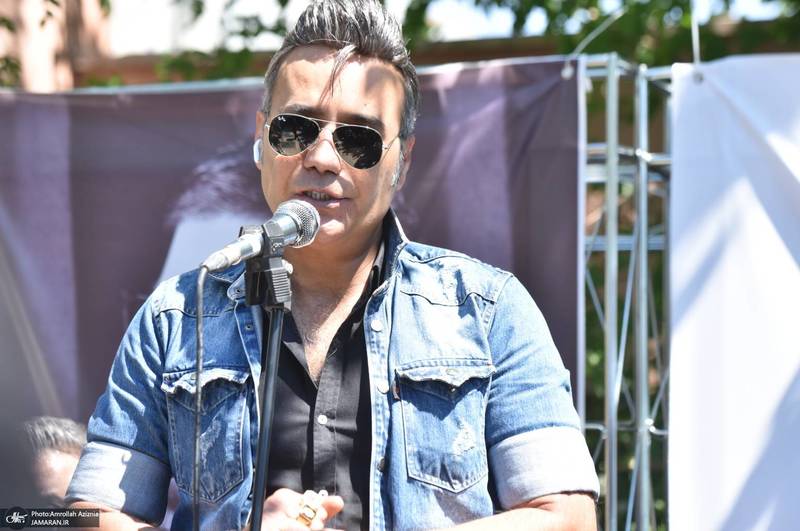 مراسم چهلمین روز درگذشت حمید هیراد در بهشت زهرا