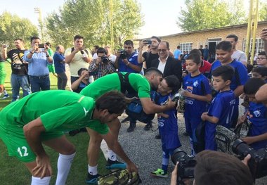  حضور فرشید باقری در تمرین استقلال و غیبت دیاباته
