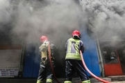 آتش سوزی مسافرخانه میدان راه آهن تهران با یک کشته