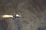 فضاپیمای موشکی ویرجین گالاکتیک به ارتفاع ۸۹ کیلومتری زمین رفت