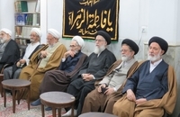 مراسم سوگواری به مناسبت سالروز شهادت حضرت فاطمه زهرا (س) در دفتر آیت الله العظمی صانعی (2)