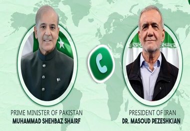 گفت‌وگوی تلفنی شهباز شریف و پزشکیان پس از سفر عراقچی به اسلام آباد