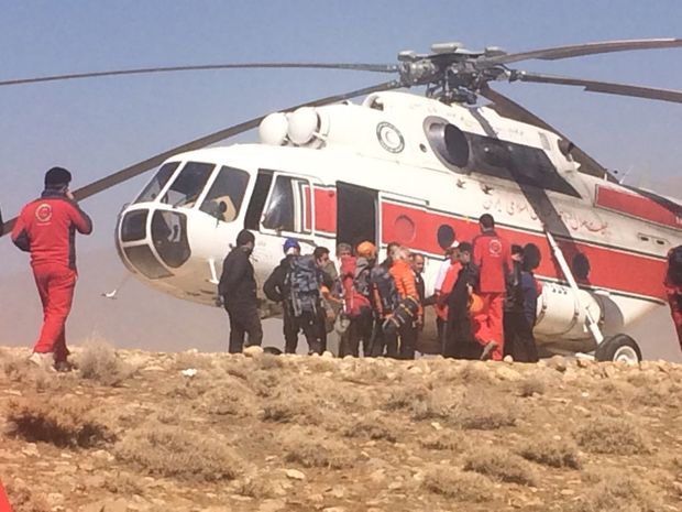اعزام تکاوران و کوهنوردان به محل سقوط هواپیمای «ای تی آر»
