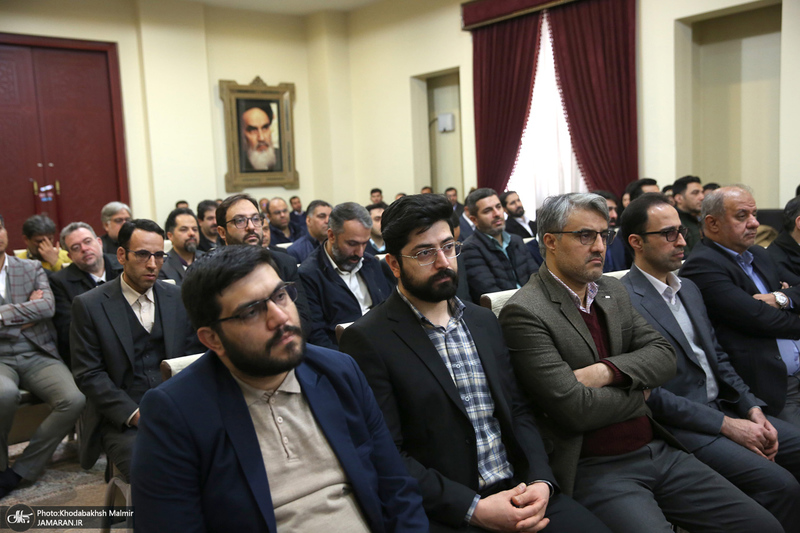 دیدار رئیس، مدیران و کارکنان ستاد اجرایی فرمان امام (ره) با سید حسن خمینی