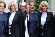 همسر و دختران رئیس جمهور لبنان در کنار بانوی اول فرانسه+ عکس 